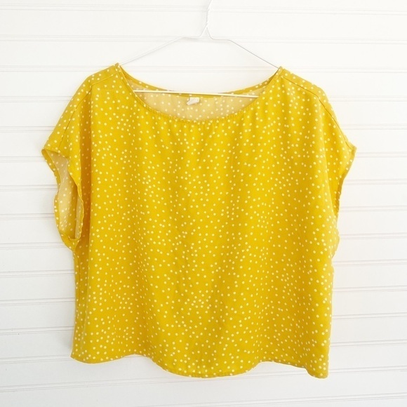 BP yellow blouse Size M New without tags - Picture 1 of 8